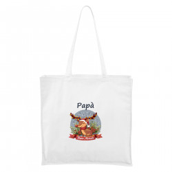 Maxi borsa Buon Natale con la renna Papà